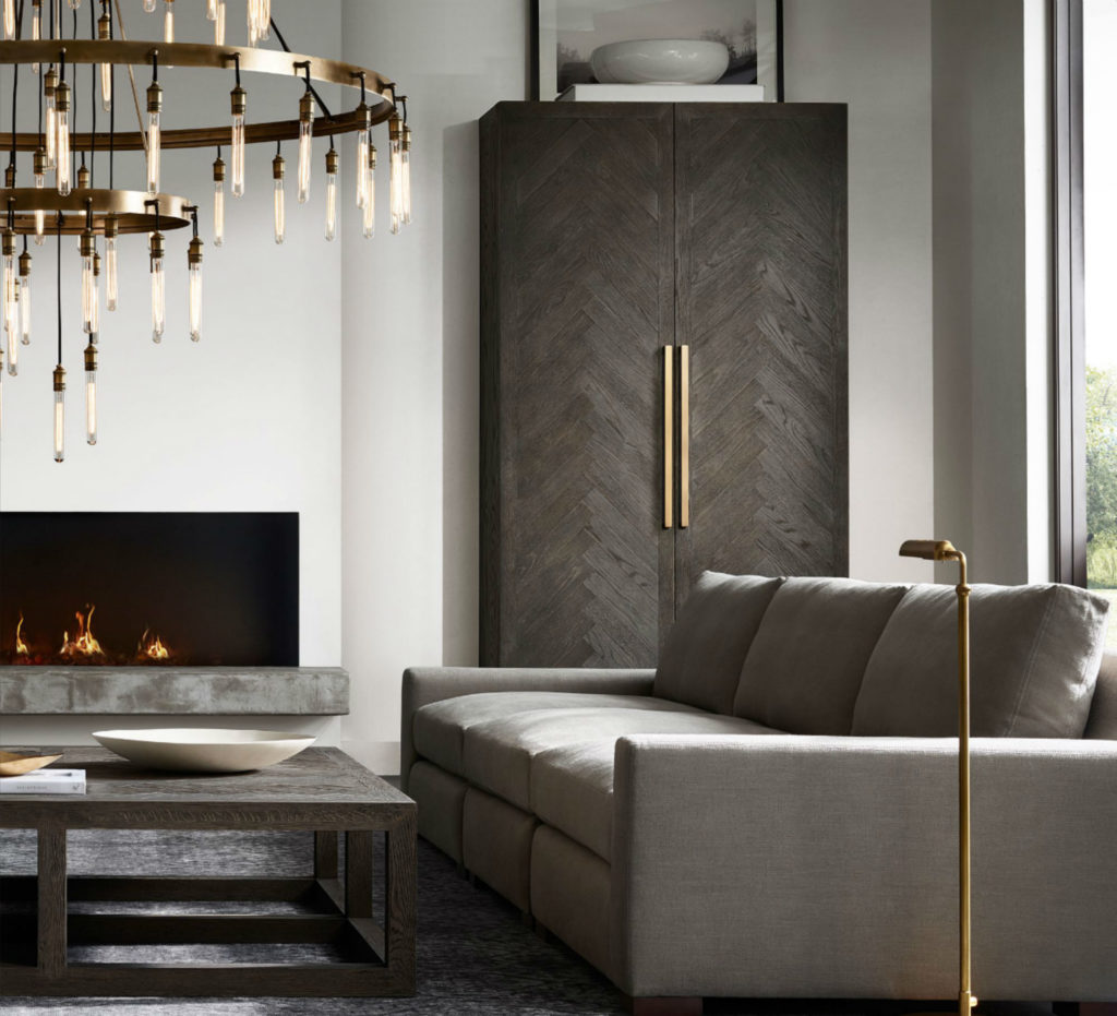 RH Axis Chandelier 72 - Scene