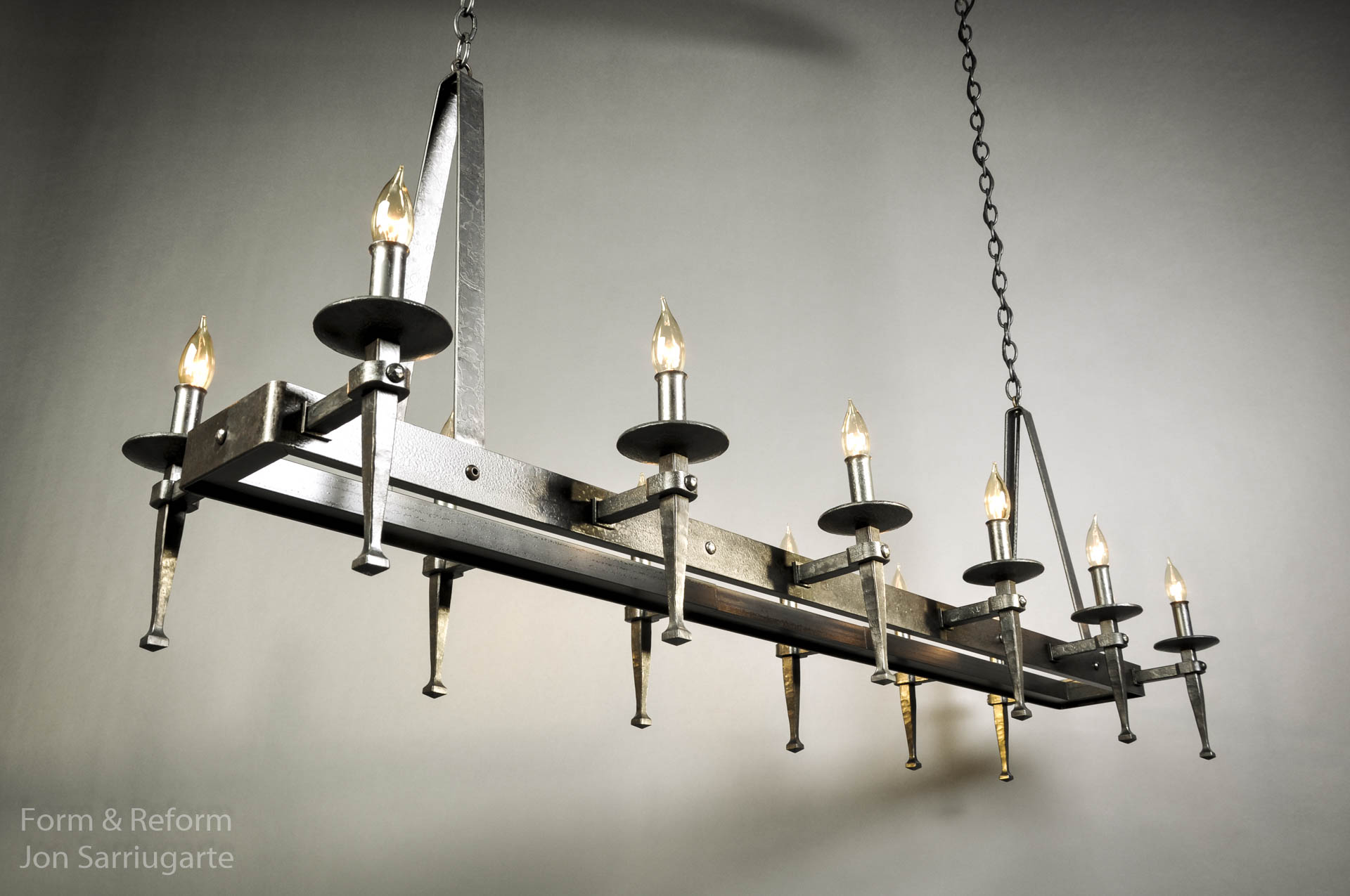 Spanish Delgado Rectangular Chandelier