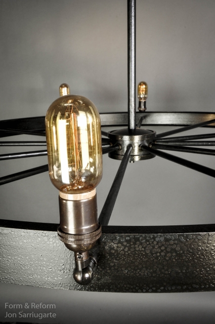 Horseless Carriage Wheel - Flat Spokes Horseless Carriage Wheel - Flat Spokes