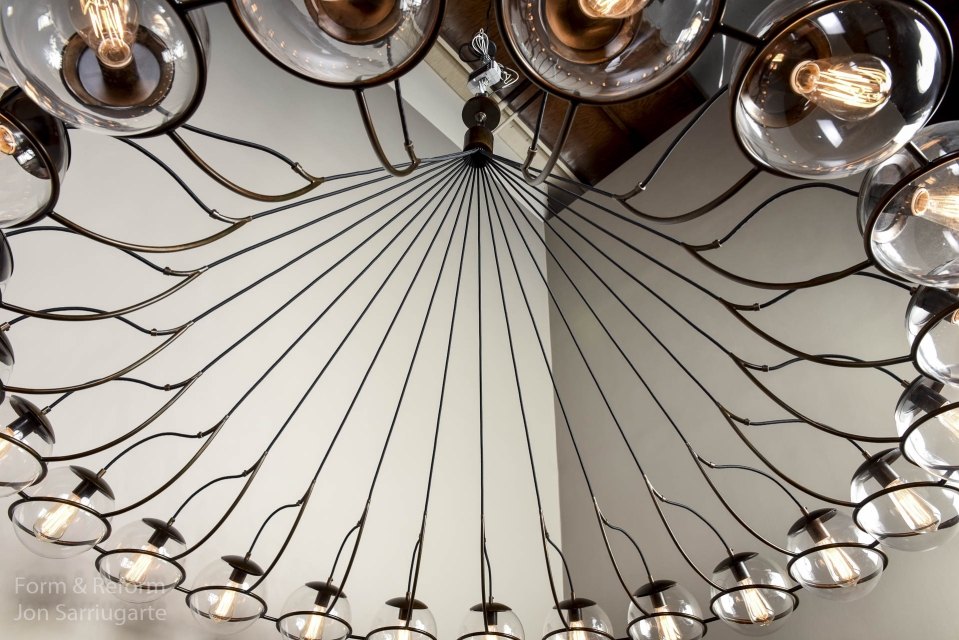 Suspension Globe Patina Suspension Globe Patina