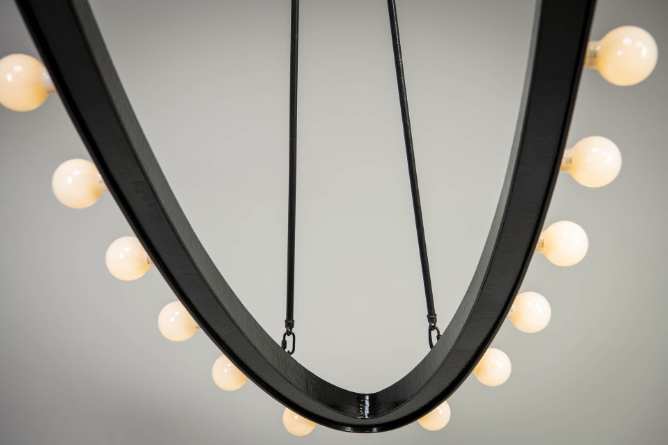 Berriz is an adaptation to the Standish and Winthrop chandelier I designed that are now situated at the Harvard Winthrop House, this chandelier has clean geometric lines textured with a hand-forged firescale finish for a refined and balanced look. https://formandreform.com/standish/ Berriz is an adaptation to the Standish and Winthrop chandelier I designed that are now situated at the Harvard Winthrop House, this chandelier has clean geometric lines textured with a hand-forged firescale finish for a refined and balanced look. https://formandreform.com/standish/