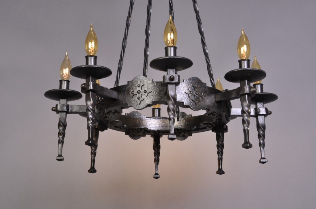 Spanish Revival Lights Form Reform, Vintage Spanish Revival Chandelier